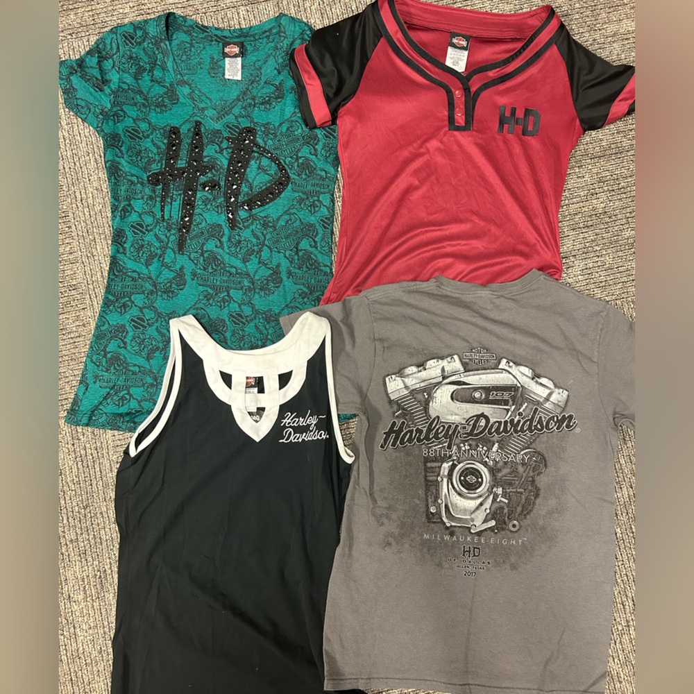 Lot of Harley-Davidson Short Sleeve Tees